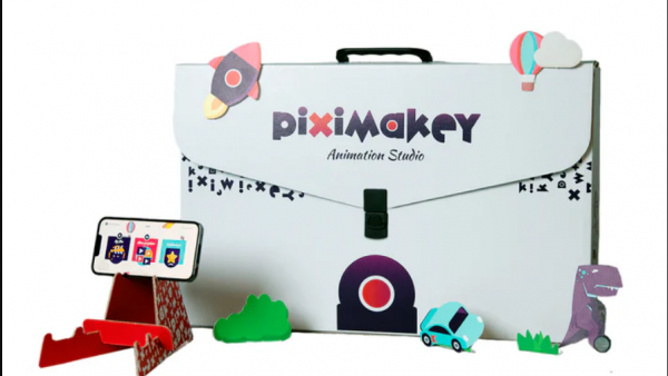 Piximakey Animation Studio Stop Motion Cardboard Version - Bundle