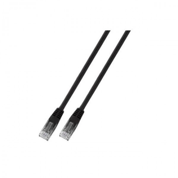 Patchkabel RJ45, CAT6 250Mhz, 0.5m schwarz, UTP(U/UTP);
