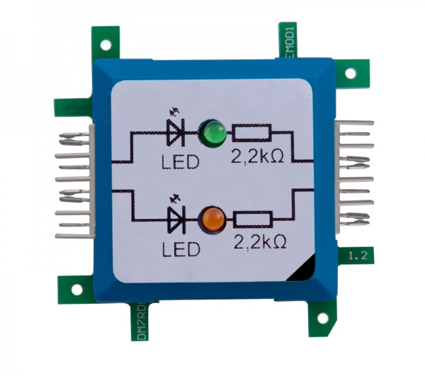 ALLNET Brick?R?knowledge LED dual grün & orange Signal durchverbunden