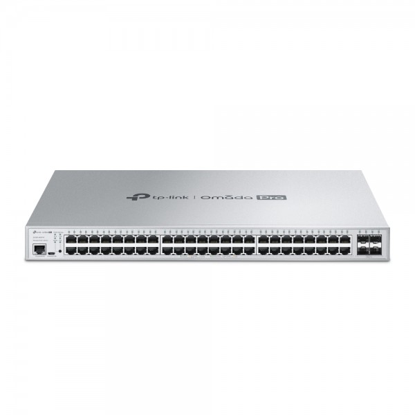 Omada PRO full managed Layer 2+ Switch Â• 52 Port Â• 48x 1GbE, 4x SFP Â• PoE Budget 384W Â• 48x PoE af/at Â• Omada PRO Â• S5500-48GP4F