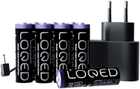 Shelly · "LOQED Power Kit" · Erweiterung für Smartes Türschloss · 8x Akkus enthalten Shelly · "LOQED Power Kit" · Erweiterung für Smartes Türschloss · 8x Akkus enthalten