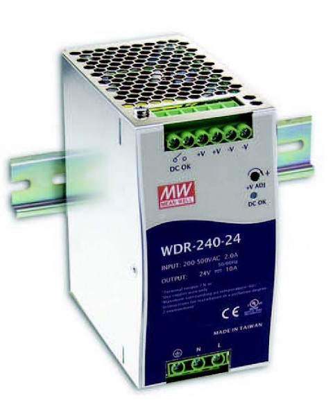 Mean Well power supply - 24V 240W DIN rail