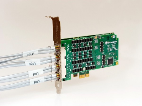 Sangoma A108DE 8xPRI/E1 PCIe avec suppression d´echo