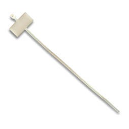 ALLNET 19"zbh. Kabelbinder, mit Markierfläche, L100xB2,5mm, 100er Pack, Transparent,