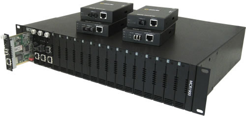 Perle Medien Konverter 10/100/1000 Rate RJ45/SFP Slot