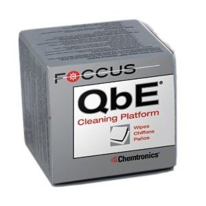 NetPeppers LWL Glasfaser, Reinigungsplattform, Chemtronics QBE Reinigungsplattform - 200 Stück in Spenderbox (7,0 x 7,6 cm)