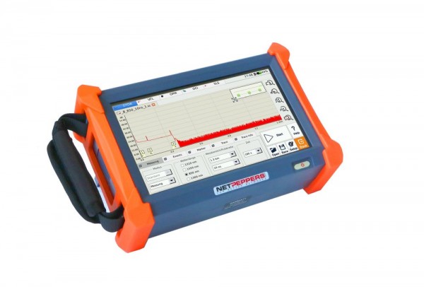 NetPeppers LWL Glasfaser, FIBER PRO OTDR 1000 SM, FTTx-KIT, * Promo bis 31.5.2025 *