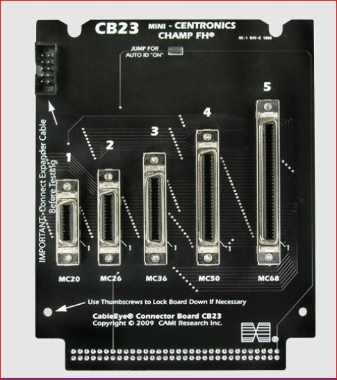 CableEye 753 /CB23 interface board (miniCentronics,Champ FH)