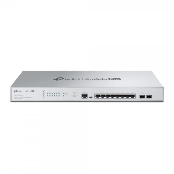 Omada PRO full managed Layer 2+ Switch Â• 10 Port Â• 8x 2.5GbE, 2x SFP+ Â• PoE Budget 240W Â• 8x PoE af/at Â• Omada PRO Â• S5500-8MHP2XF