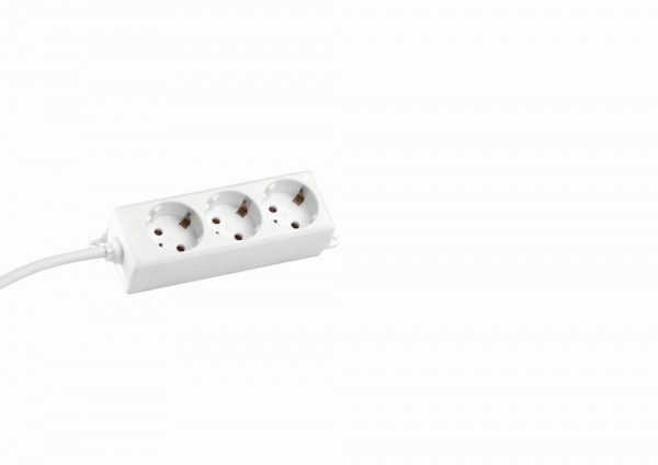 Bachmann Tischsteckdose, 3xDosen(CEE7)-&gt;Stecker(CEE7), 1,5m, montierbar, SELLY,