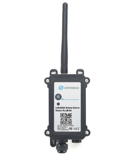DRAGINO · Sensor · LoRa · LoRaWAN 0~20mA, 0~ 30v sensor LoRaWAN Analog Sensor · PS-LB-NA-EU868-12