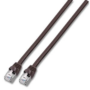Patchkabel RJ45, CAT6 250Mhz, 1,0m schwarz, S-FTP(S/FTP); kurze Tülle(VOIP),