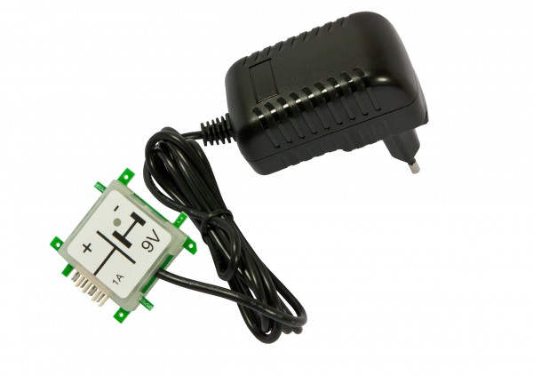 ALLNET Brick?r?Knowledge 9V Netzteiladapter 1A Sicherung und