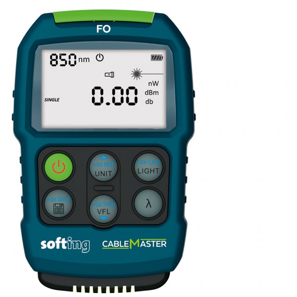 Softing, CableMaster FO, Glasfaser Leistungs-/Dämpfungsermittlung, *Promo bis 15.01.2026*,