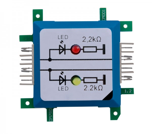 ALLNET Brick?R?knowledge LED dual grounded, red/yellow, sig