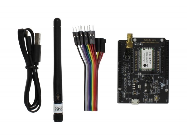 RAK Wireless · LoRa · WisDuino · Evaluation Boeard · Lora/LoRaWAN Module, Support AS923, 868/915MHz, LoRa/TTN, Open source LoRa, RAK811 development boa