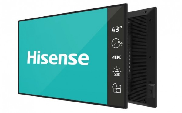 Hisense 43 Zoll 4K UHD Digital Signage Display - 18/7 Operation