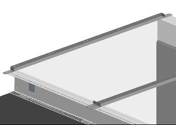 Vertiv(Knürr) SmartAisle Endtrennleiste GB1200 (Paar), LIchtgrau,