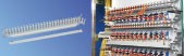 Knürr(Vertiv) zub.Kabelführungsplatte,1HE, LWL, Lichtgrau,