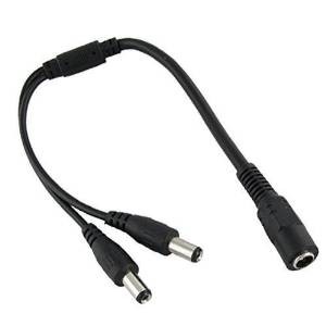 ALLNET Ersatznetzteil zbh. Hohlstecker -&gt; Hohlstecker 2x Y-Adapterkabel
