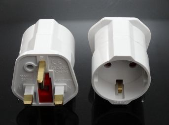Synergy 21 LED Adapter Power Supply UK->D 3-pin to Earth