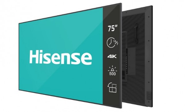 Hisense 75 Zoll 4K UHD Digital Signage Display - 18/7 Operation