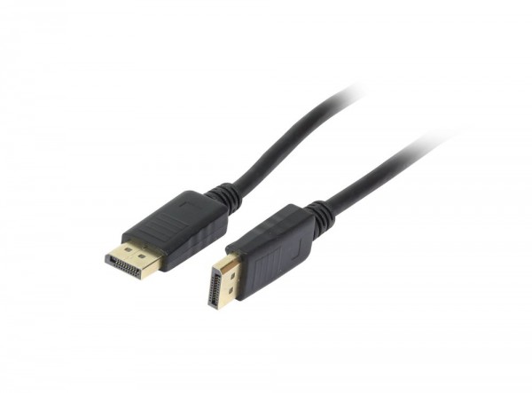 Kabel VideoDisplayPort 1.2, ST/ST, 0.5m, Ultra HD 4k*2k 3840*2160@60hz 4:4:4, 8 Bit, CCS, Synergy 21,