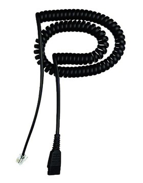 GN Jabra Kabel QD -> RJ10 Standard spiral