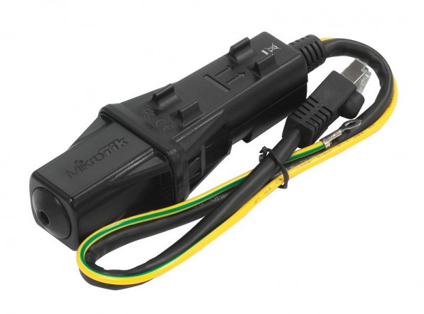 MikroTiK GESP+PoE-IN PoE injector with surge protection