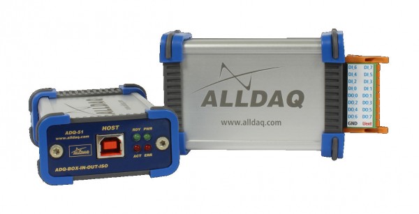 ALLDAQ ADQ-51 USB2.0 à 8x DO, 8x DI (isolé)