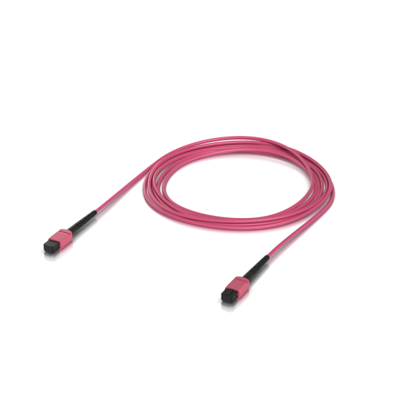 Ubiquiti Fiber Patch Cable • 3m • 2x MPO-12 Type B UPC • OM4 multi-mode • UACC-OFC-MA-MPMP-3M