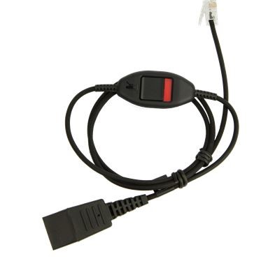 Jabra Kabel QD -&gt; RJ10 Regelbelegung mit Mute-Taste