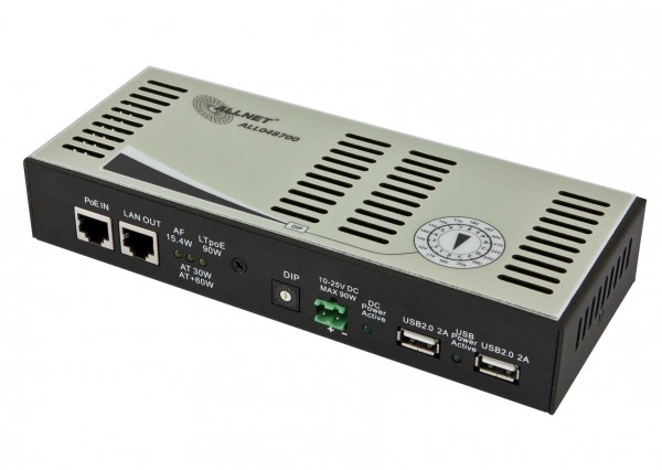 ALLNET ALL048700 / Splitter HPoE 90W 5/7/9/12V