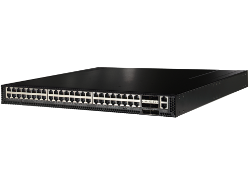 EdgeCore Open Networking Datacenter Switch • AS5812-54T, 48 x 10GBASE-T ports and 6 x 40G QSFP+ ports