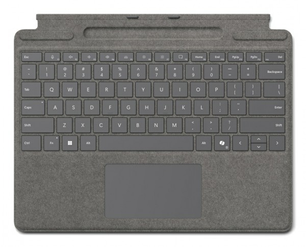 MS Surface Pro Zubehör Type Cover mit Pen Ablage *platinum* - (DE/AT)