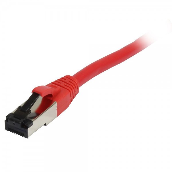 Patchkabel RJ45, CAT8.1 2000Mhz, 2m, rot, S-STP(S/FTP), TPE/LSZH(SuperFlex), AWG26, Synergy 21