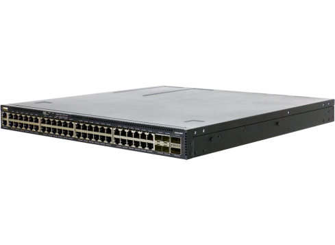 EdgeCore Switch full manged 54 Port • 36x 2.5 Gbe • 12 x 1Gbe • 2x 100G QSFP28 • 4x 25G SFP28 • PoE Budget 2100W • 48x PoE BT (90w) • 19" 1 HE • Datacenter Switch • Front-to-back • EPS203 • 4630-54NPE-O-AC-F