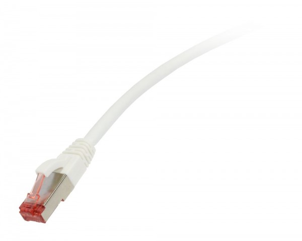 Patchkabel RJ45, CAT6 250Mhz, 20m weiss, S-STP(S/FTP), LSZH, Synergy 21,
