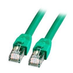 Patchkabel RJ45, CAT8.1 2000Mhz, 3m, grün, S-STP(S/FTP), BC, LSZH,