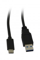 Kabel USB, C(St) => A(St),  1.0m, USB3.1,  schwarz, 10G/3A, Gen 2, Synergy 21, Kabel USB, C(St) => A(St),  1.0m, USB3.1,  schwarz, 10G/3A, Gen 2, Synergy 21,
